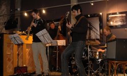concert, jazz, Jens Böckamp, Riaz Khabirpour, Matthias Nowak, Pablo Held, Paul Wiltgen