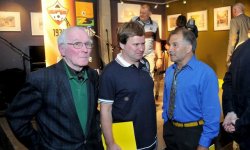 expo, paintings, FC Orania, Charly Reinertz, Fernand Thielen, Louis Bassing