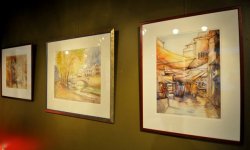expo, paintings, FC Orania, Charly Reinertz, Fernand Thielen, Louis Bassing